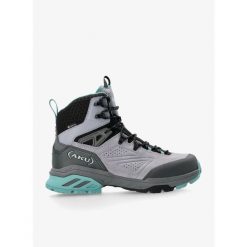 Buty GORE TEX damskie AKU Reactive GTX. Fioletowe buty trekkingowe Aku, bez wzorów, z gore-texu, bez zapięcia, trekkingowe, gore-tex. Za 802.99 zł.