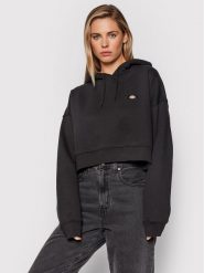 Dickies Bluza Oakport DK0A4XJTBLK Czarny Cropped Fit. Czarne bluzy Dickies, xs, bez wzorów, z syntetyku, bez kaptura. Za 169.99 zł.