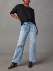 LA Angels Sweter w kolorze czarnym rozmiar: S. Czarne swetry LA Angels, s, bez wzorów, bez ramiączek. Za 126.99 zł.