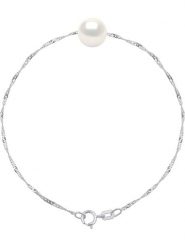 Pearline Srebrna bransoletka z perłą rozmiar: onesize. Białe bransoletki Pearline, z perłą, srebrne. Za 152.99 zł.