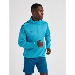 Bluza do piłki ręcznej dla dorosłych Hummel hml CORE XK. Niebieskie bluzy Hummel, s, bez wzorów, sportowe, bez ramiączek, bez kaptura. Za 204.00 zł.