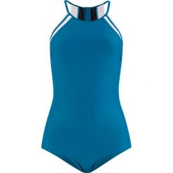 Kostium kąpielowy bonprix niebieskozielono-kremowy. Stroje jednoczęściowe marki 4f. Za 59.99 zł.