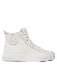 MICHAEL Michael Kors Trampki Evy High Top 43R4EYFS4D Biały. Białe trampki MICHAEL Michael Kors, bez wzorów, z materiału, bez zapięcia. Za 609.99 zł.