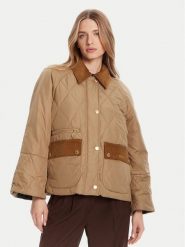 Barbour Kurtka przejściowa Martha LQU1840BE31 Brązowy Regular Fit. Brązowe kurtki Barbour, bez wzorów, z syntetyku, bez kaptura. Za 1,109.00 zł.