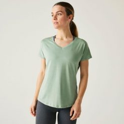 Damska koszulka Vigilant Lightweight Active. Zielone t-shirty sportowe Dare 2b, bez wzorów, bez ramiączek, do biegania. Za 127.75 zł.