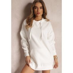 Biała Bluza z Kapturem Foss. Białe bluzy Renee, m, bez wzorów, z dzianiny, z kapturem. W wyprzedaży za 63.99 zł.