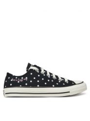 Converse Trampki Chuck Taylor All Star Polka Dots A12570C Czarny. Czarne trampki Converse, bez wzorów, z materiału, retro, bez zapięcia. Za 239.99 zł.