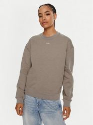 Calvin Klein Bluza Nano Logo K20K208329 Beżowy Regular Fit. Brązowe bluzy Calvin Klein, xxl, bez wzorów, z syntetyku, bez kaptura. Za 449.99 zł.