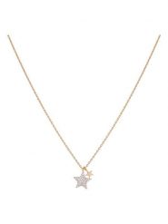 U.S. Polo Assn. Pozłacany naszyjnik z zawieszkami - dł. 40 cm rozmiar: onesize. Żółte naszyjniki U.S. Polo Assn., z materiału, z kryształem, metalowe. Za 118.01 zł.
