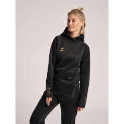 Damska bluza z kapturem Hummel Cima XK. Czarne bluzy Hummel, xl, bez wzorów, z dresówki, z kapturem, do piłki ręcznej. Za 243.80 zł.