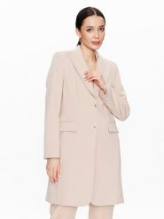 Maryley Płaszcz przejściowy 23EB110/M01 Beżowy Regular Fit. Brązowe płaszcze Maryley, m, bez wzorów, z syntetyku, bez kaptura. Za 389.99 zł.