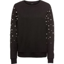 Bluza z perełkami bonprix czarny. Bluzy marki INOVIK. Za 79.99 zł.