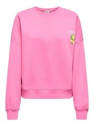ONLY Bluza w kolorze różowym rozmiar: XL. Różowe bluzy bez kaptura ONLY, xl, bez wzorów, bez kaptura. Za 87.81 zł.