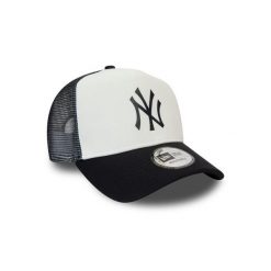 Czapka z daszkiem New Era 9FORTY New York Yankees Team Trucker 12380796. Białe czapki z daszkiem New Era, bez wzorów, sportowe. Za 99.98 zł.