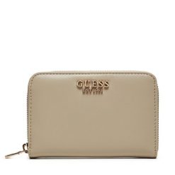 Duży Portfel Damski Guess. Brązowe portfele Guess, z aplikacjami. Za 159.99 zł.