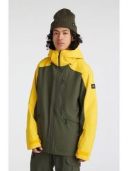 O'Neill Kurtka narciarska "Diabase" w kolorze oliwkowo-żółtym rozmiar: S. Brązowe kurtki narciarskie O'Neill, s, bez wzorów, z materiału, bez kaptura, narciarskie. Za 412.88 zł.