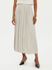 OUI Spódnica plisowana 88975 1341607 Szary Regular Fit. Szare spódnice Oui, bez wzorów, z syntetyku, plisowane. Za 369.99 zł.