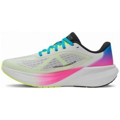 Buty do biegania damskie Under Armour Velociti Pace white/black/royal. Białe buty do biegania Under Armour, bez wzorów, bez zapięcia, do biegania. Za 359.99 zł.