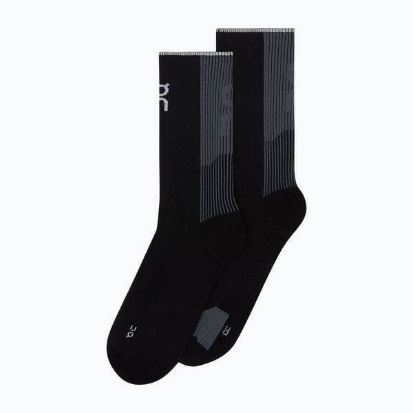 Skarpety On Performance Run High. Czarne skarpetki On, bez wzorów, z materiału. Za 129.99 zł.