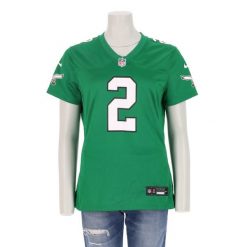 Second life - Koszulka NFL Philadelphia Eagles dla kobiet - Jak nowy. Zielone t-shirty sportowe Nike, bez wzorów, bez ramiączek. Za 170.36 zł.