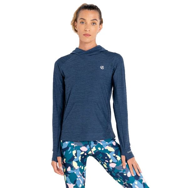 Damska Bluza Z Kapturem Sprint Cty. Niebieskie bluzy z kapturem Dare 2b, s, bez wzorów, z bawełny, z kapturem, do biegania. Za 79.99 zł.