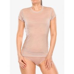 Koszulka merino damska Sensor Merino Air Tee SS. Czerwone t-shirty sportowe Sensor, bez wzorów, bez ramiączek. Za 240.99 zł.