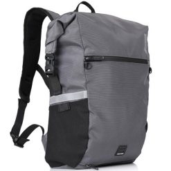 Sakwa rowerowa boczna na bagażnik plecak 2w1 Rhinowalk X20601. Szare plecaki RHINOWALK, bez wzorów, bez dodatków. Za 279.00 zł.