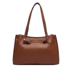 Torebka Guess. Brązowe torebki klasyczne Guess, z aplikacjami, klasyczne, bez dodatków. Za 674.99 zł.