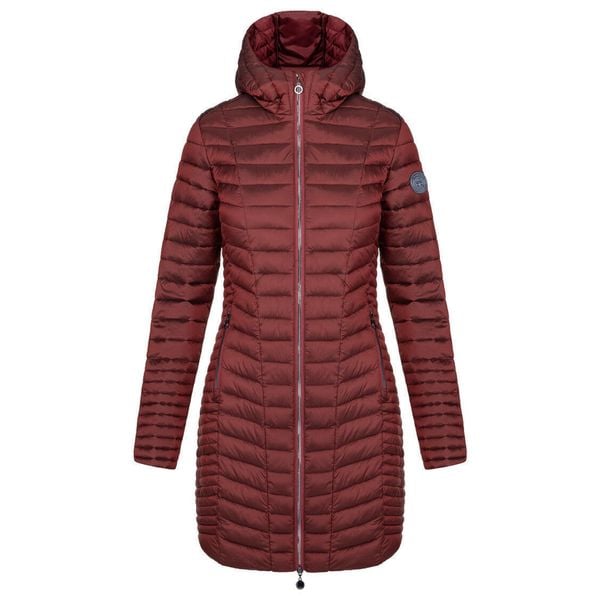 Glemo Iliana damska kurtka M – długa, wodoodporna i ocieplana. Fioletowe kurtki ZEAGLE, m, bez wzorów, sportowe, bez kaptura. Za 360.99 zł.