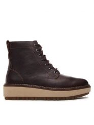 Clarks Botki Orianna W Lace 261747994 Brązowy. Brązowe botki Clarks, bez wzorów, ze skóry, bez obcasa, na płaskiej podeszwie, bez zapięcia. Za 359.99 zł.