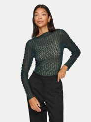 Vila Bluzka Messan 14099018 Zielony Slim Fit. Zielone bluzki Vila, m, bez wzorów, z syntetyku, bez kołnierzyka, bez ramiączek. Za 59.99 zł.