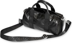 Torba LOQI Weekender Fashion Metallic S czarna. Czarne torby podróżne LOQI, bez wzorów. Za 129.00 zł.