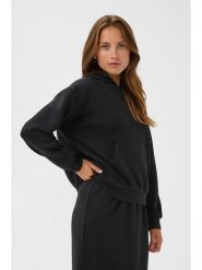 Kaffe Bluza w kolorze czarnym rozmiar: L. Czarne bluzy Kaffe, l, bez wzorów, bez ramiączek, z kapturem. Za 86.99 zł.