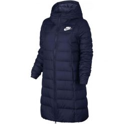 Nike płaszcz zimowy W NSW DWN FILL PRKA Blue M. Niebieskie płaszcze Nike, na zimę, m, bez wzorów, eleganckie, bez kaptura. W wyprzedaży za 465.00 zł.
