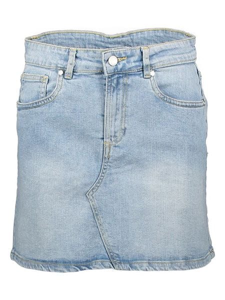 SisterS point Spódnica dżinsowa w kolorze błękitnym rozmiar: XS. Niebieskie spódnice Sisters Point, na co dzień, xs, bez wzorów, mini, proste. Za 39.31 zł.