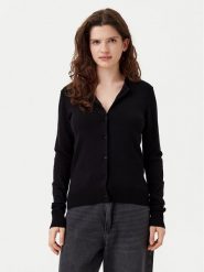 JJXX Kardigan Ophelia 12255369 Czarny Slim Fit. Czarne swetry JJXX, xs, bez wzorów, z wiskozy, bez ramiączek. Za 99.99 zł.
