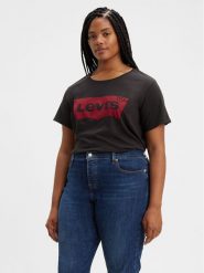 Levi's® T-Shirt The Perfect Tee 357900003 Szary Regular Fit. Szare t-shirty m, bez wzorów, z bawełny, bez kołnierzyka, bez ramiączek. Za 79.99 zł.