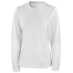 Damska Szybkoschnąca Koszulka Sportowa. Białe t-shirty sportowe SPIRO, s, bez wzorów, bez ramiączek, trekkingowe. Za 71.99 zł.