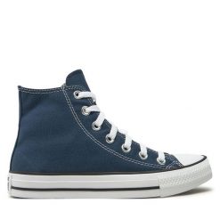 Trampki Converse. Niebieskie trampki Converse, bez wzorów, retro, bez zapięcia. Za 229.99 zł.