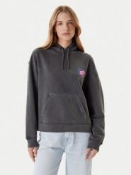 Tommy Jeans Bluza Neon DW0DW20945 Szary Boxy Fit. Szare bluzy bez kaptura Tommy Jeans, xs, bez wzorów, z bawełny, bez kaptura. Za 519.99 zł.