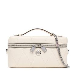 Torebka Tory Burch. Białe kopertówki Tory Burch, bez wzorów, wizytowe, bez dodatków. Za 2,509.00 zł.