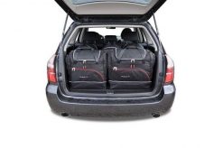 Torby Do Bagażnika Subaru Legacy Kombi 2003-2009 5Szt Kjust. Czarne torby podróżne KJUST, bez wzorów, z kauczuku. Za 1,523.00 zł.