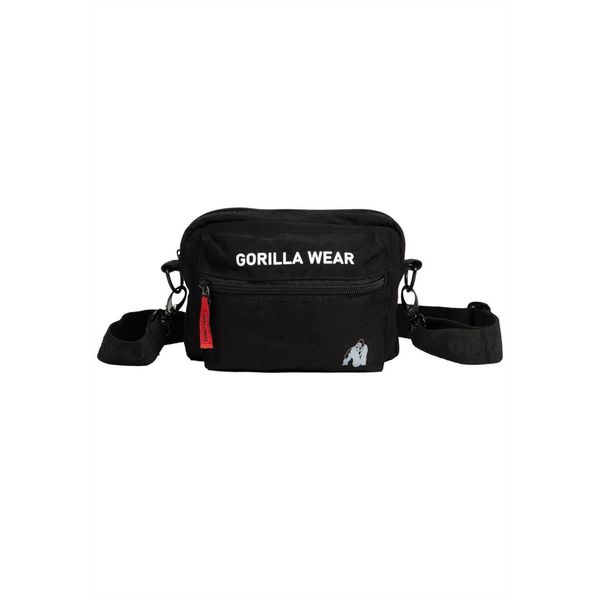 Saszetka biodrowa Gorilla Wear Brighton Crossbody Bag. Czarne nerki i saszetki GORILLA WEAR, bez wzorów, bez dodatków. Za 149.00 zł.