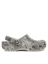 Crocs Klapki Classic Pop Animal 214153 Szary. Szare klapki Crocs, bez wzorów, z tworzywa sztucznego, bez obcasa, bez zapięcia. Za 259.99 zł.