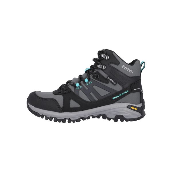 Damskie buty trekkingowe Endurance Museu Vibram WP. Niebieskie buty trekkingowe Endurance, bez wzorów, z materiału, bez zapięcia, trekkingowe. Za 625.00 zł.