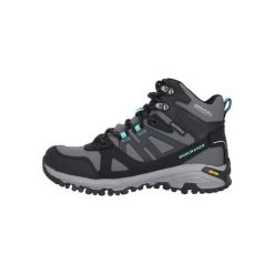 Damskie buty trekkingowe Endurance Museu Vibram WP. Niebieskie buty trekkingowe Endurance, bez wzorów, z poliesteru, bez zapięcia, trekkingowe. Za 406.00 zł.