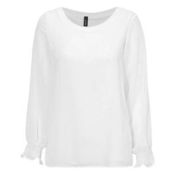 Soyaconcept Bluzka Odina złamana biel female biały S (38). Białe bluzki Soyaconcept, s, bez wzorów, z szyfonu, eleganckie, bez kołnierzyka, bez ramiączek. W wyprzedaży za 85.00 zł.