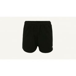 Krótkie Spodenki Sportowe Damskie Fila FAW0520 80010 Czarny. Czarne szorty sportowe Fila, bez wzorów, z bawełny. Za 89.00 zł.