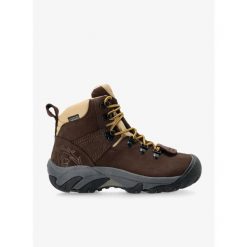 Buty trekkingowe damskie Keen Pyrenees. Brązowe buty trekkingowe Keen, bez zapięcia. Za 508.99 zł.
