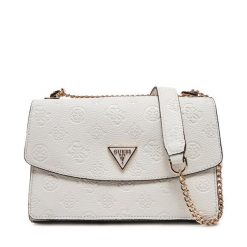 Torebka Guess. Białe kopertówki Guess, z aplikacjami, bez dodatków. Za 349.99 zł.